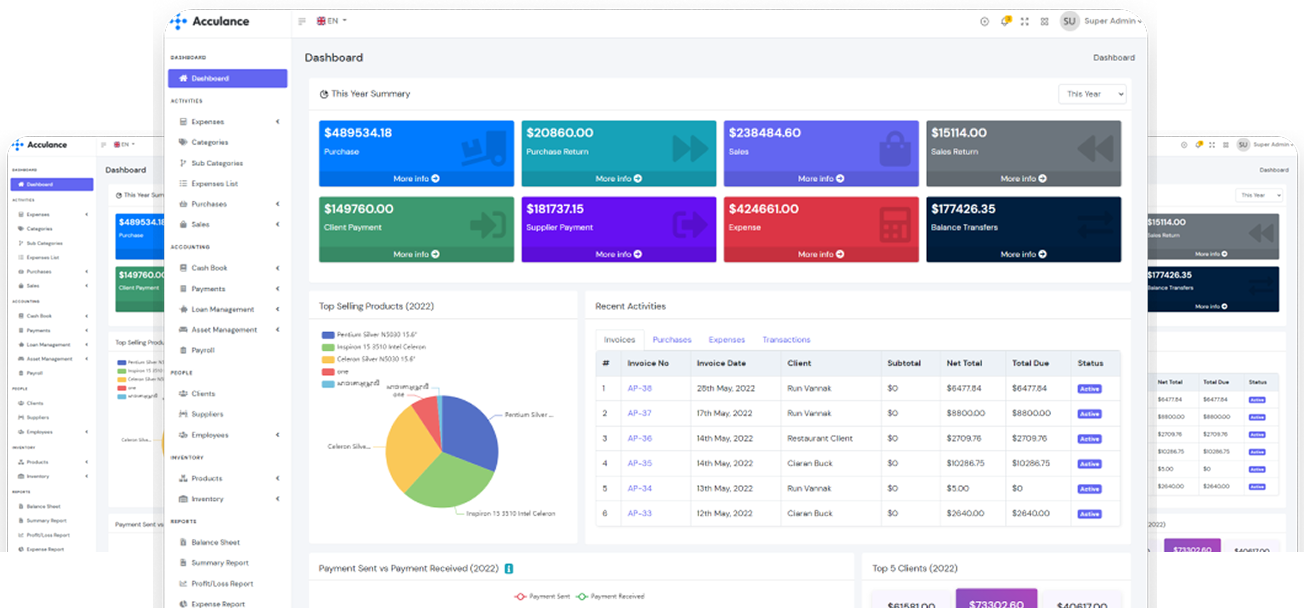 Viviane Health dashboard preview